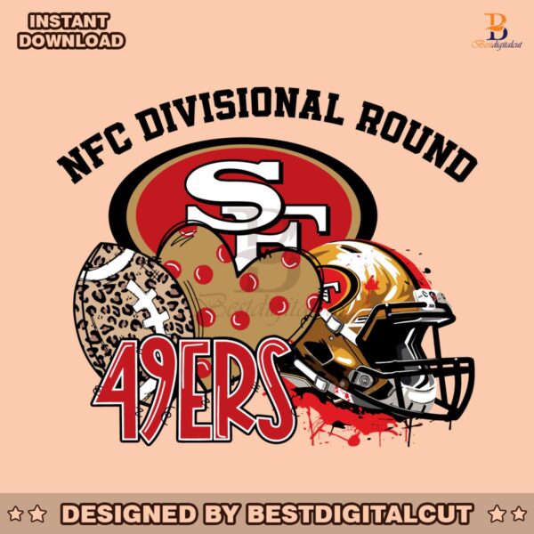 nfc-divisional-round-49ers-football-svg