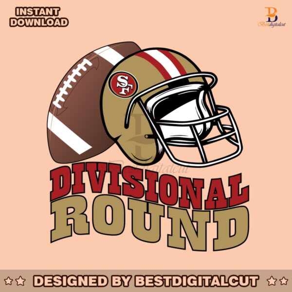 49ers-helmet-football-divisional-round-svg