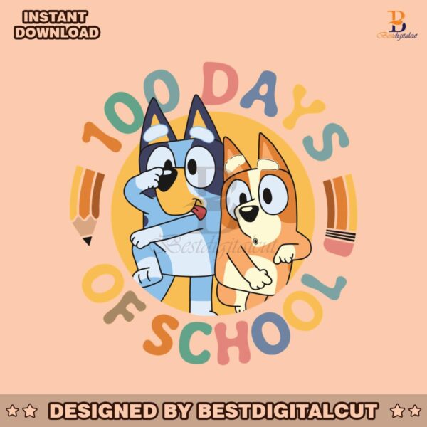 retro-bluey-bingo-100-days-of-school-svg