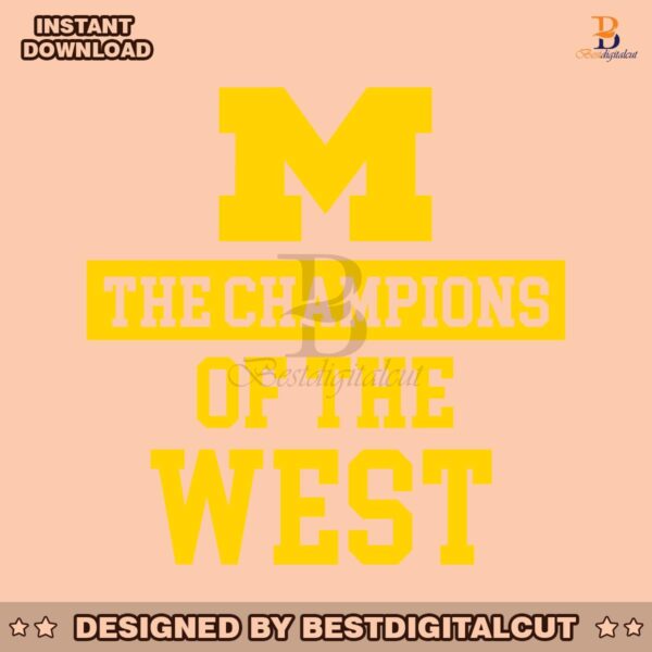 the-champion-of-the-west-michigan-wolverines-svg