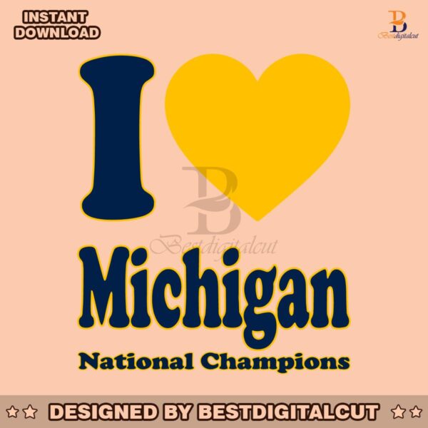 i-love-michigan-national-champions-svg