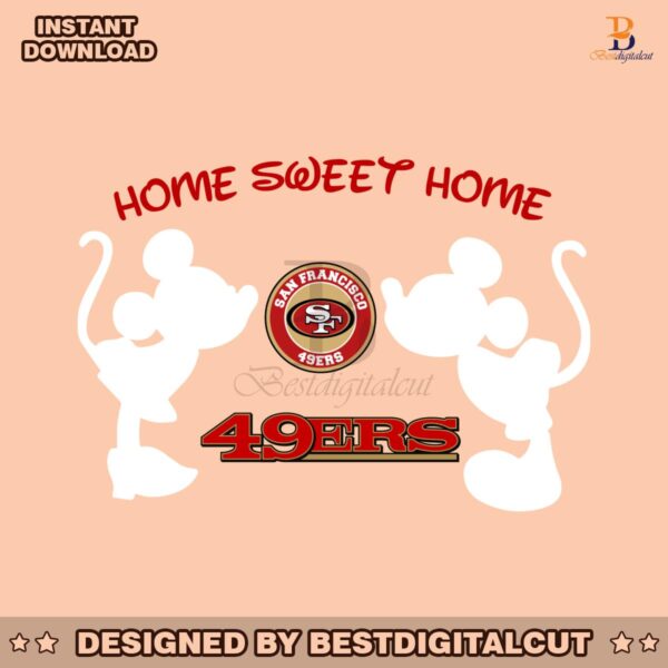 mickey-minnie-home-sweet-home-san-francisco-49ers-svg