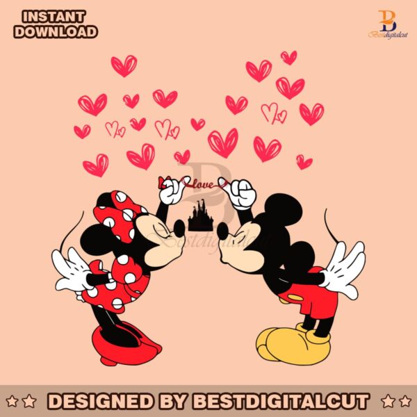 disney-mickey-minnie-kiss-love-valentine-castle-svg