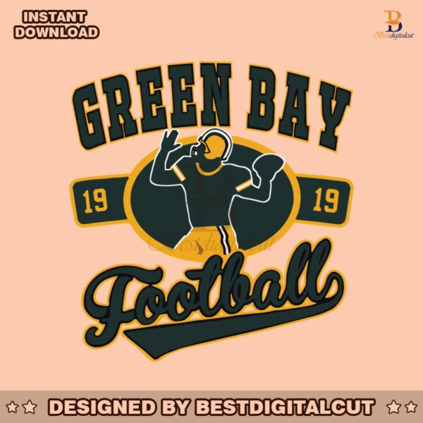 green-bay-football-1919-player-svg