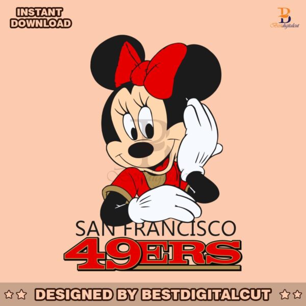 minnie-san-francisco-49ers-football-svg