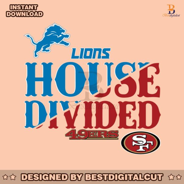 house-divided-detroit-lions-vs-san-francisco-49ers-svg