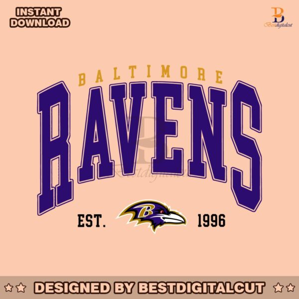 vintage-baltimore-ravens-logo-est-1996-svg