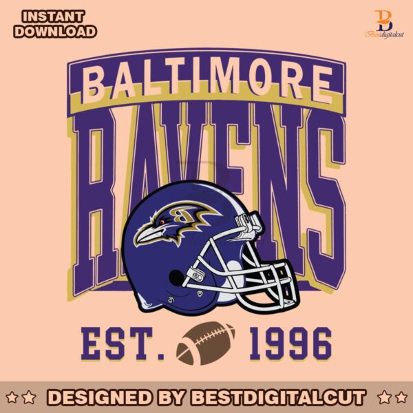 vintage-baltimore-ravens-football-helmet-1966-svg