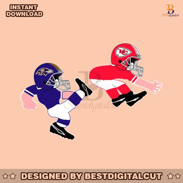 funny-baltimore-ravens-kicks-kansas-city-chiefs-svg