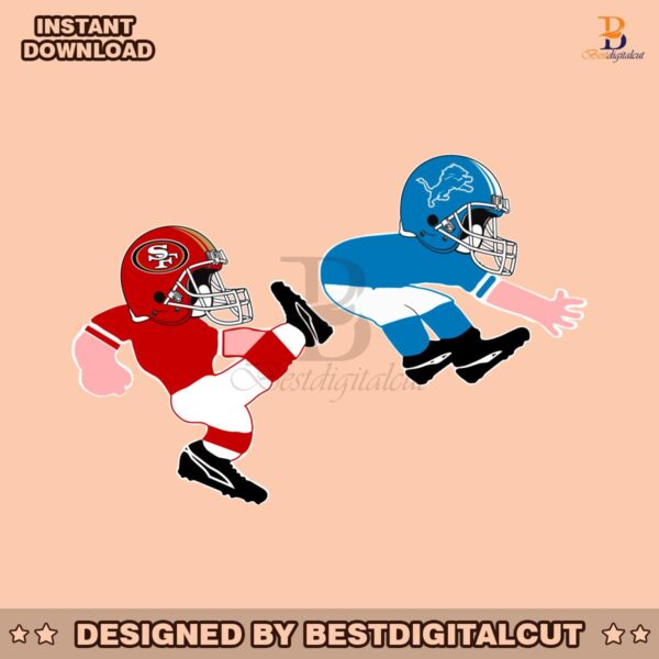 funny-san-francisco-49ers-kicks-detroit-lions-svg