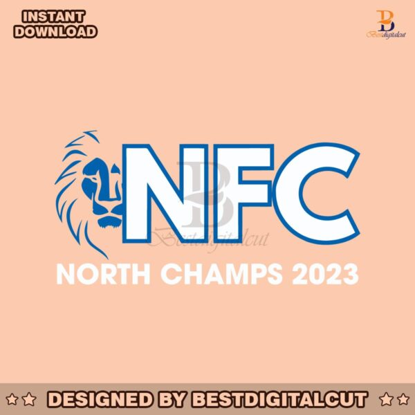 nfc-north-champs-2023-lions-logo-svg