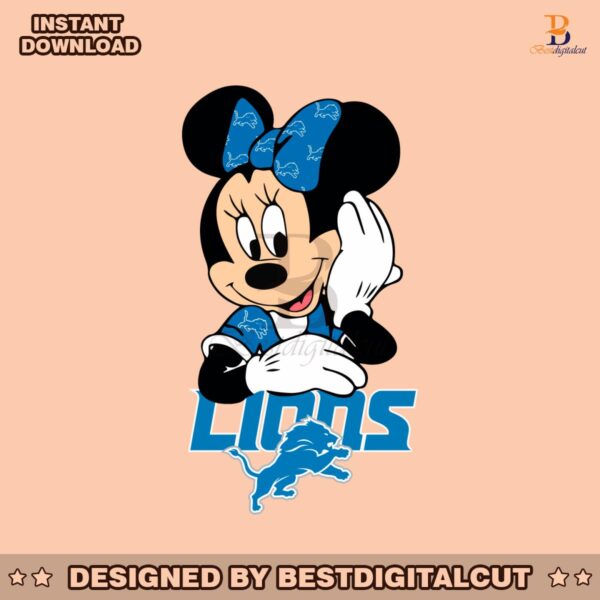 minnie-mouse-detroit-lions-football-svg