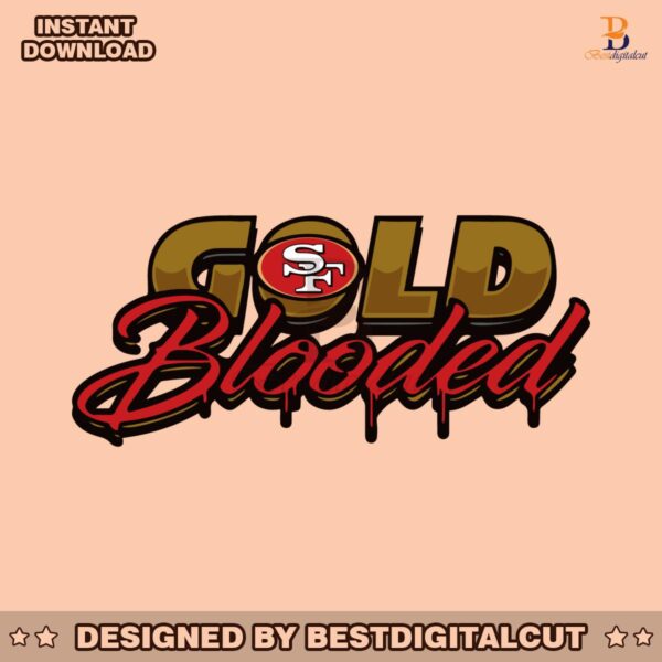 gold-blooded-san-francisco-49ers-svg