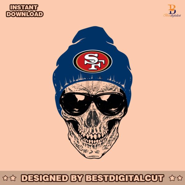 horror-skull-san-francisco-49ers-svg