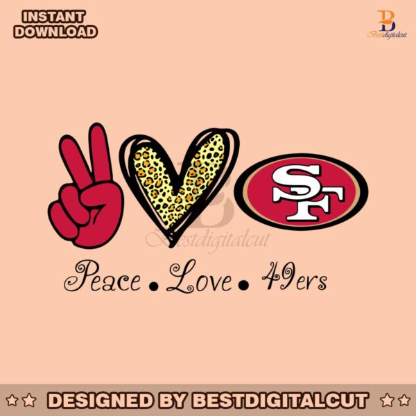 groovy-peace-love-49ers-football-svg