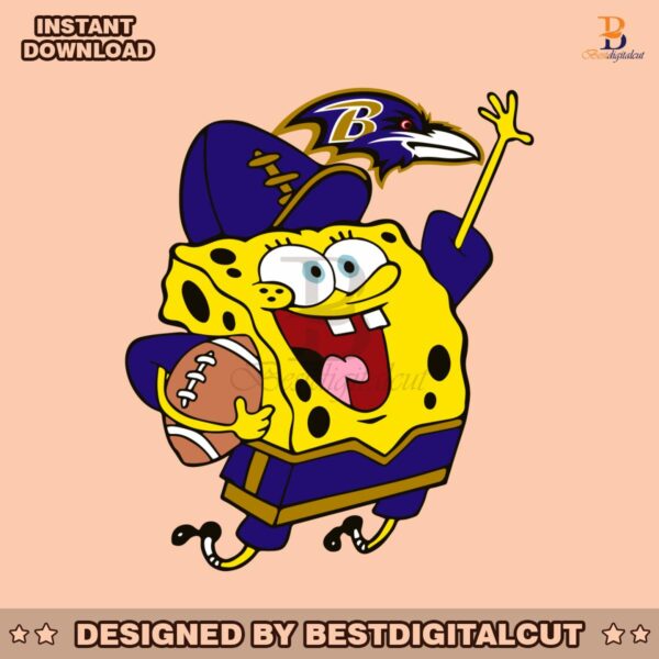 baltimore-ravens-football-spongebob-svg