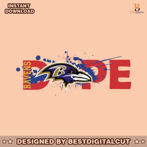 dope-baltimore-ravens-football-team-svg