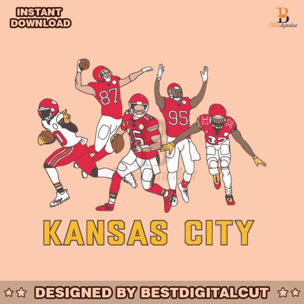 kansas-city-chiefs-football-player-svg