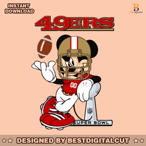 san-francisco-49ers-mickey-mouse-super-bowl-svg