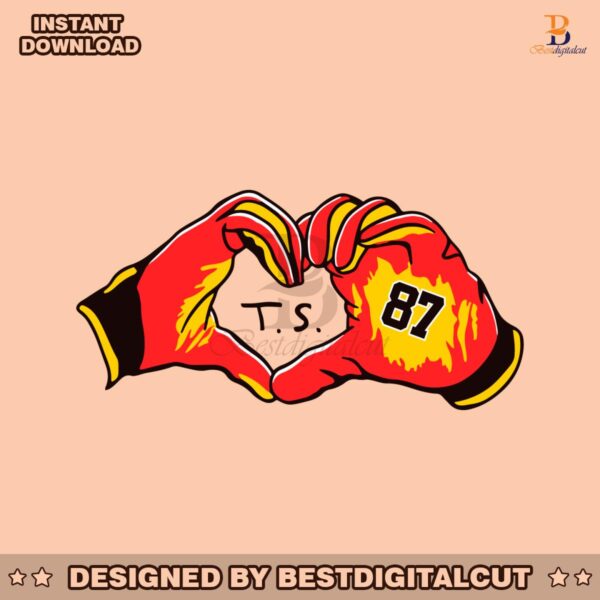 travis-kelce-gloves-heart-taylor-swift-87-svg