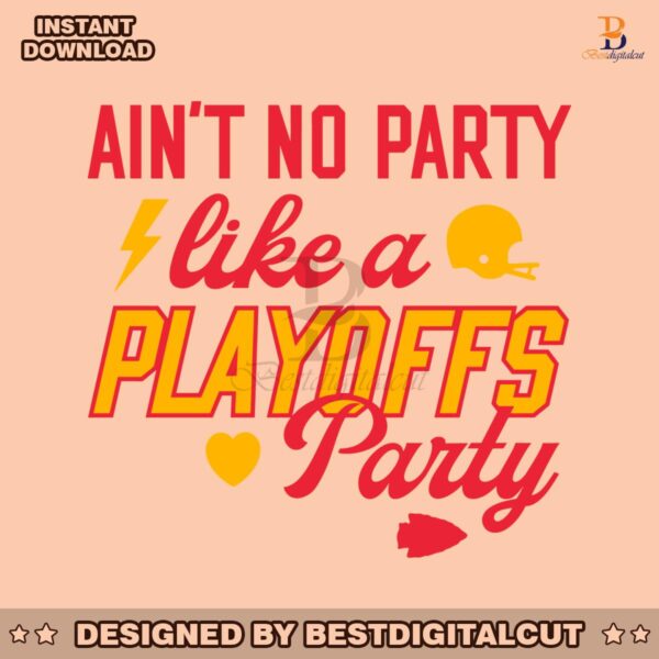 aint-no-party-like-a-playoffs-party-svg