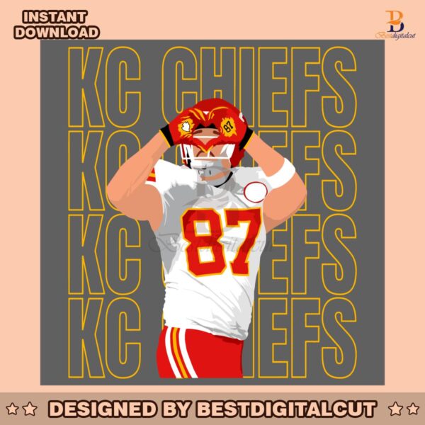 kansas-city-kc-chiefs-player-heart-hand-87-png