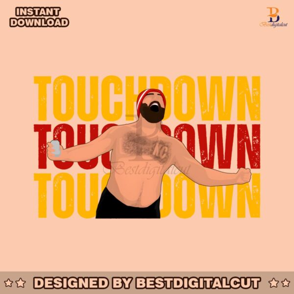 funny-jason-kelce-no-shirt-touchdown-png