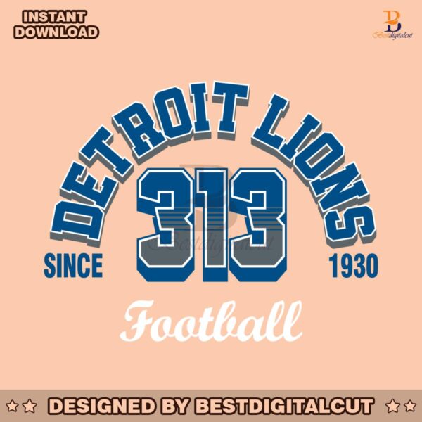 detroit-lions-313-football-since-1930-svg