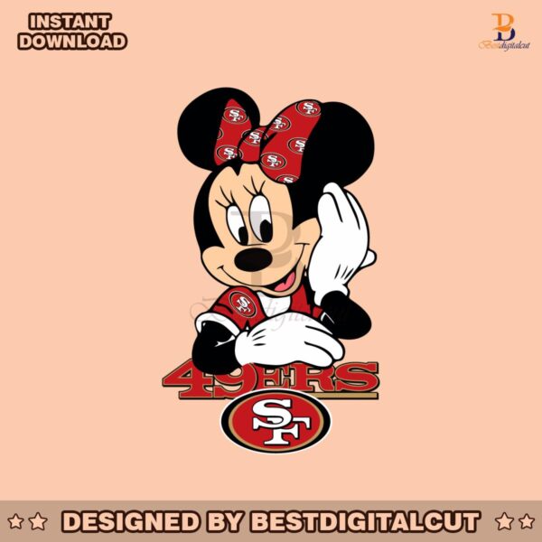 minnie-mouse-san-francisco-49ers-football-svg