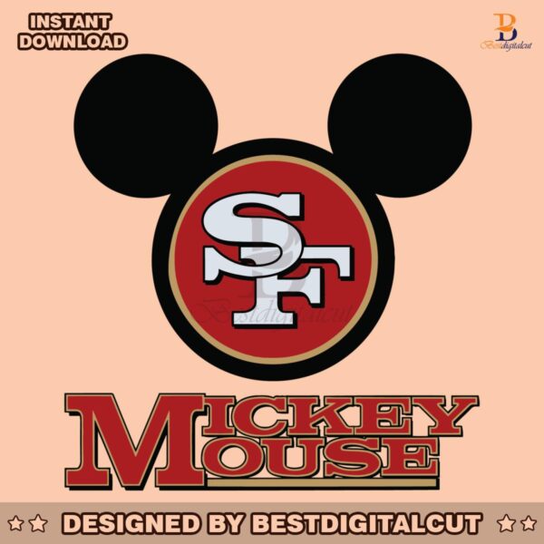 mickey-mouse-san-francisco-49ers-svg