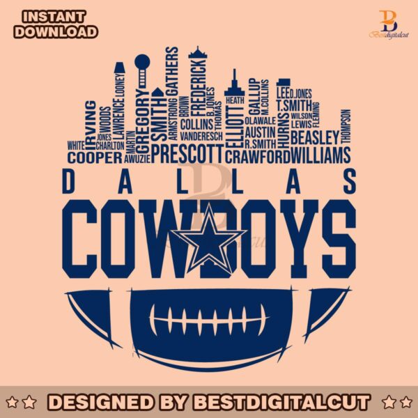 dallas-cowboys-skyline-football-names-svg