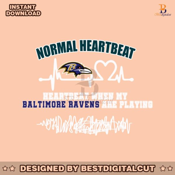 heartbeat-when-my-baltimore-ravens-are-playing-svg