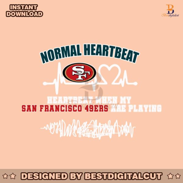 heartbeat-when-my-san-francisco-49ers-are-playing-svg