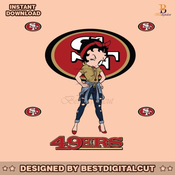 san-francisco-49ers-betty-boop-svg