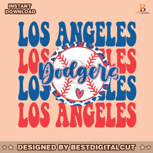 los-angeles-dodgers-baseball-mlb-svg