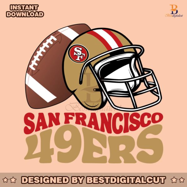 san-francisco-49ers-helmet-football-svg-download