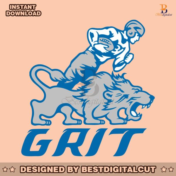 nfl-grit-football-player-and-lion-svg