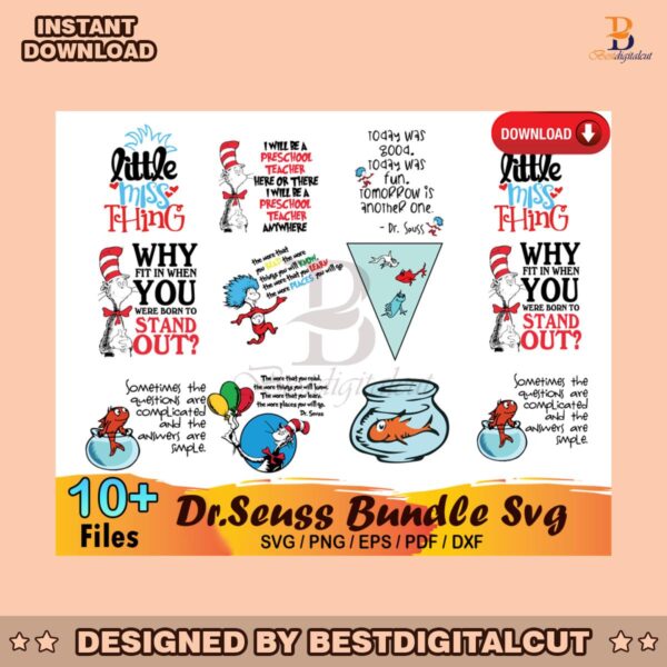 10-dr-seuss-quotes-bundle-svg