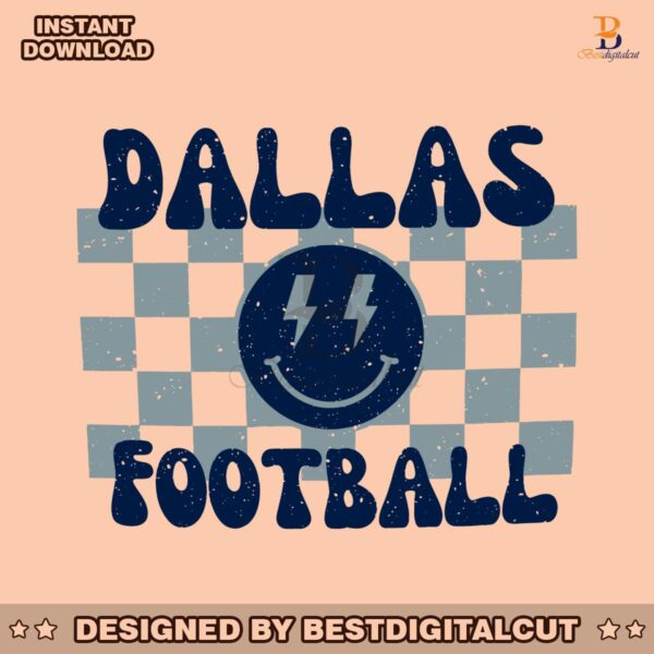 retro-dallas-football-smile-face-svg-digital-download