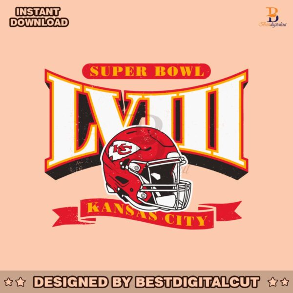 super-bowl-lviii-kansas-city-chiefs-helmet-svg