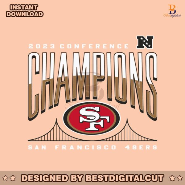 2023-nfc-conference-champions-san-francisco-49ers-svg