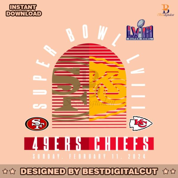 super-bowl-lviii-49ers-vs-chiefs-svg