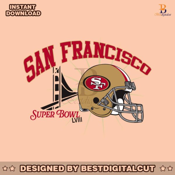 san-francisco-super-bowl-lviii-helmet-svg