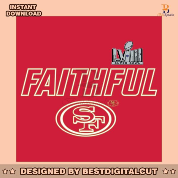 faithful-san-francisco-49ers-super-bowl-lviii-svg