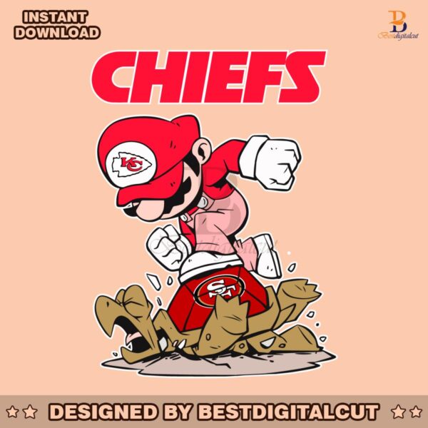 mario-chiefs-stomps-on-san-francisco-49ers-svg