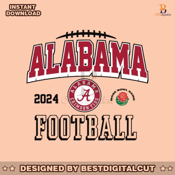 alabama-crimson-tide-football-rose-bowl-svg