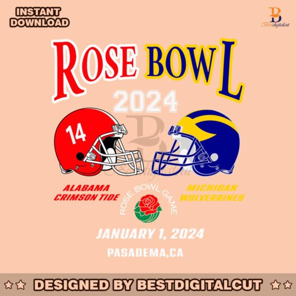 rose-bowl-2024-alabama-vs-michigan-football-svg