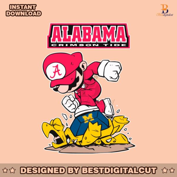 super-mario-alabama-stomp-on-michigan-svg