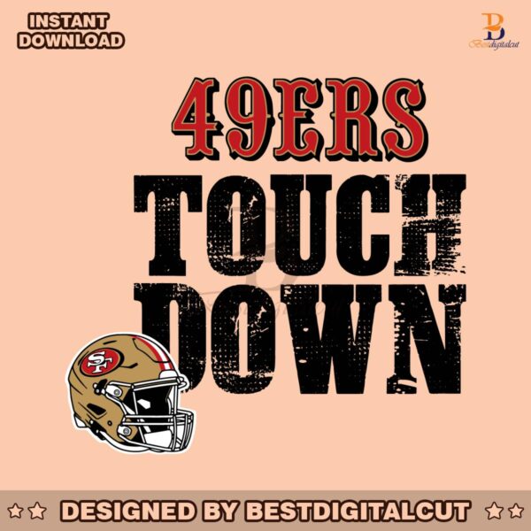 49ers-touch-down-helmet-svg-digital-download