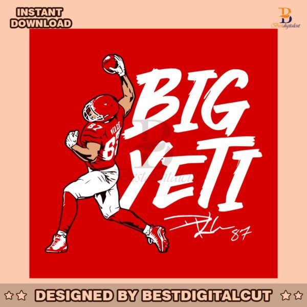 big-yeti-travis-kelce-kansas-city-chiefs-svg